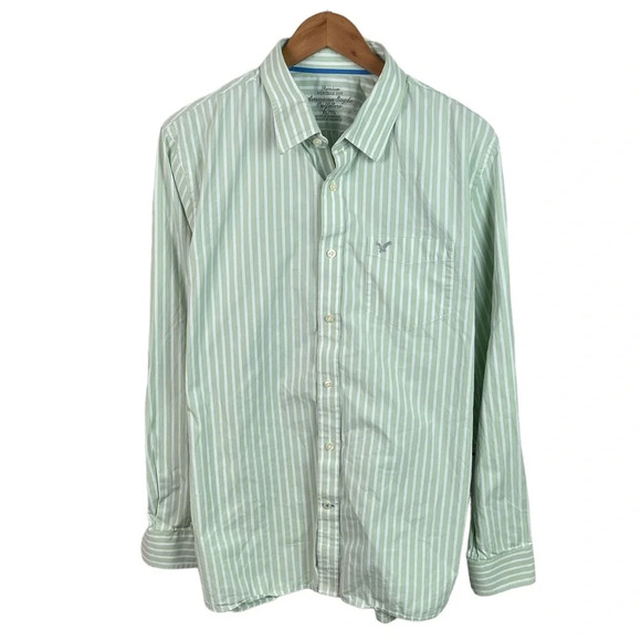 BF608 Mens American Eagle Vintage Fit Button Shirt XL - Picture 1 of 4